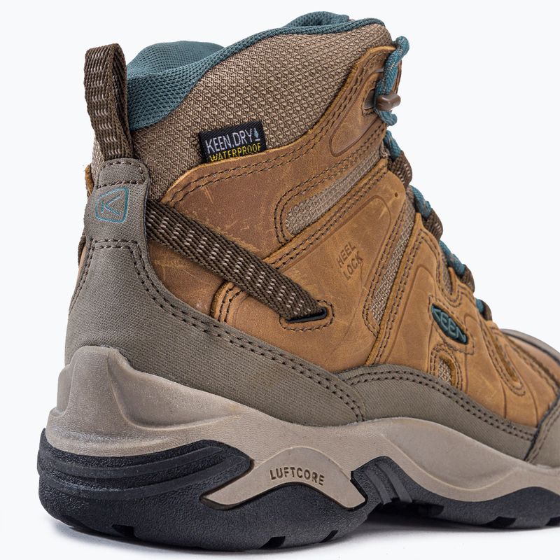 Dámske trekové topánky KEEN Circadia Mid Wp brown 1026764 8