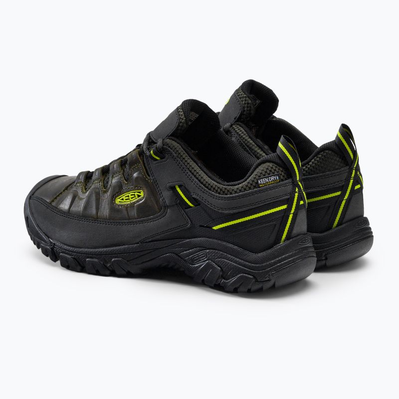 Pánske trekové topánky KEEN Targhee III Wp green-black 1026860 3