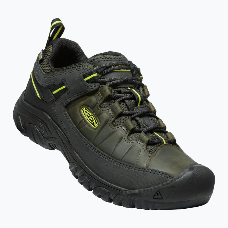 Pánske trekové topánky KEEN Targhee III Wp green-black 1026860 10