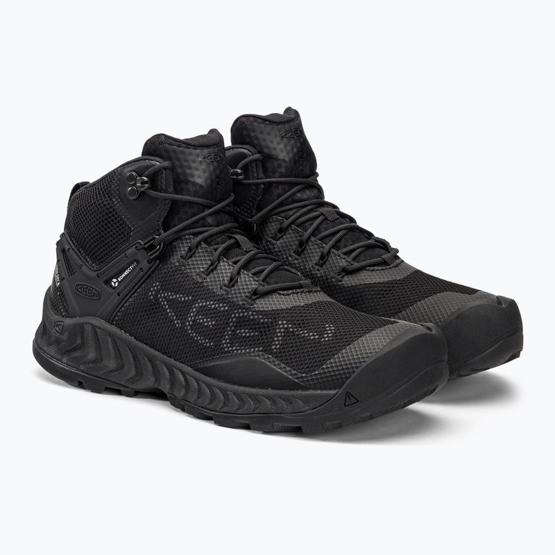 KEEN Nxis Evo Mid WP pánske trekové topánky black 1027191 4