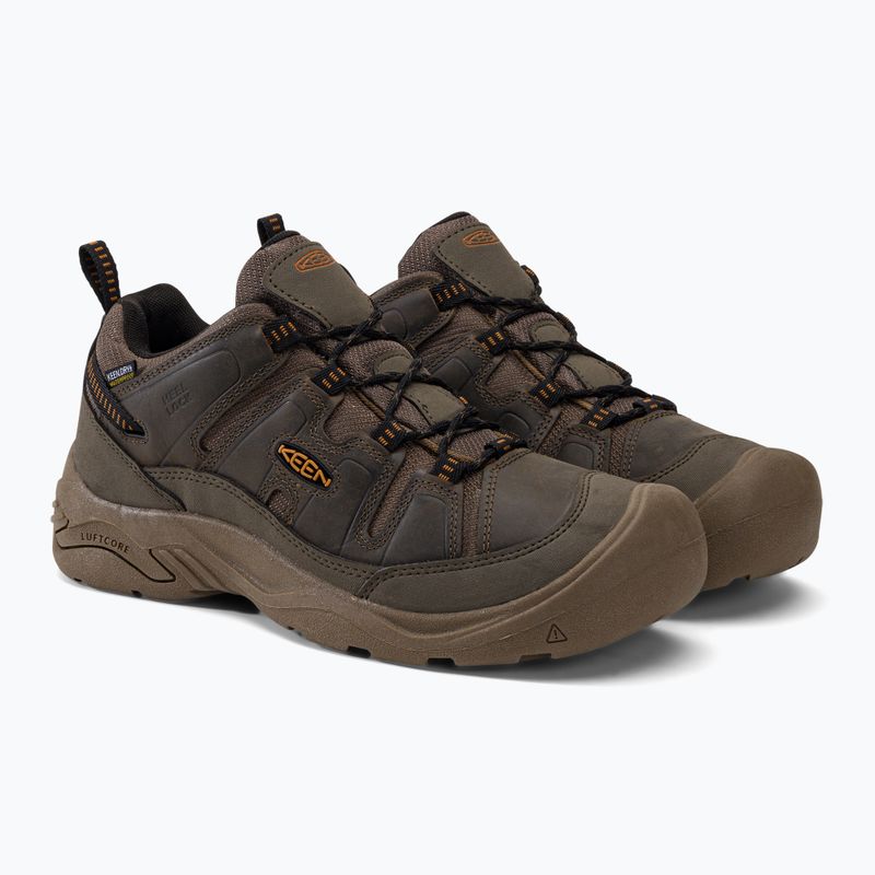KEEN Circadia WP pánske trekové topánky hnedé 1027259 4