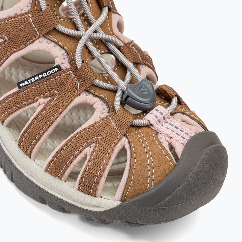Dámske trekingové sandále Keen Whisper brown 127361 7