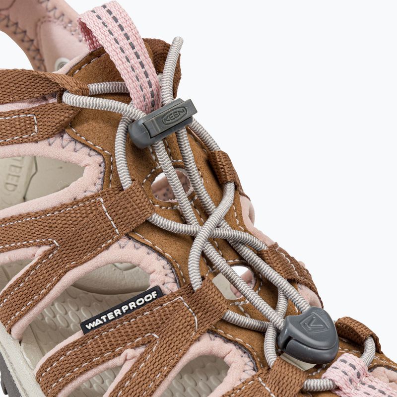 Dámske trekingové sandále Keen Whisper brown 127361 8