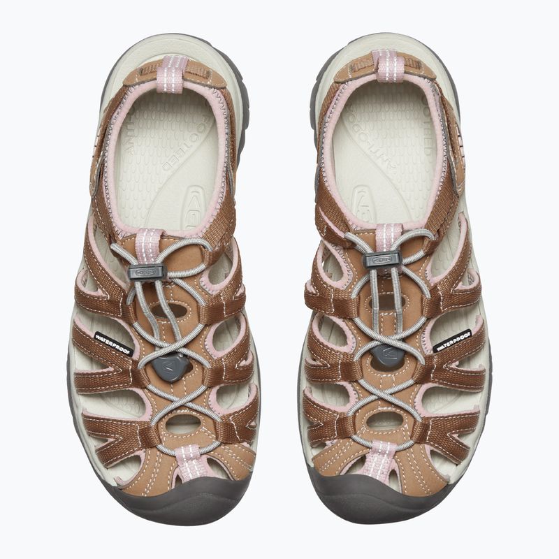Dámske trekingové sandále Keen Whisper brown 127361 12