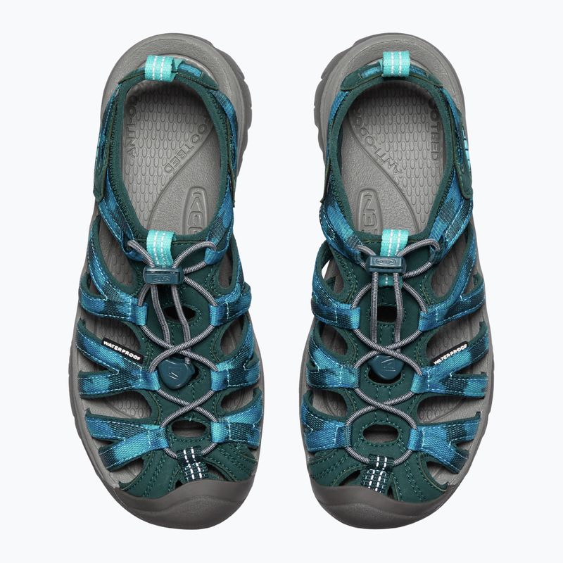 Dámske trekingové sandále Keen Whisper Sea Moss blue 127362 13