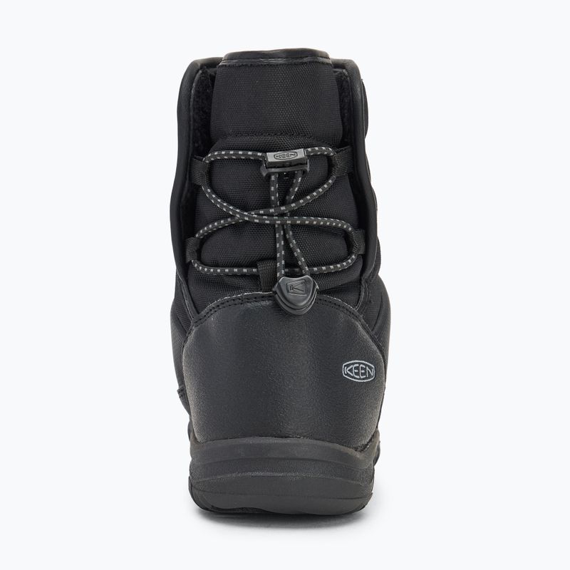 Detské trekové topánky KEEN Puffrider WP black/steel grey 6