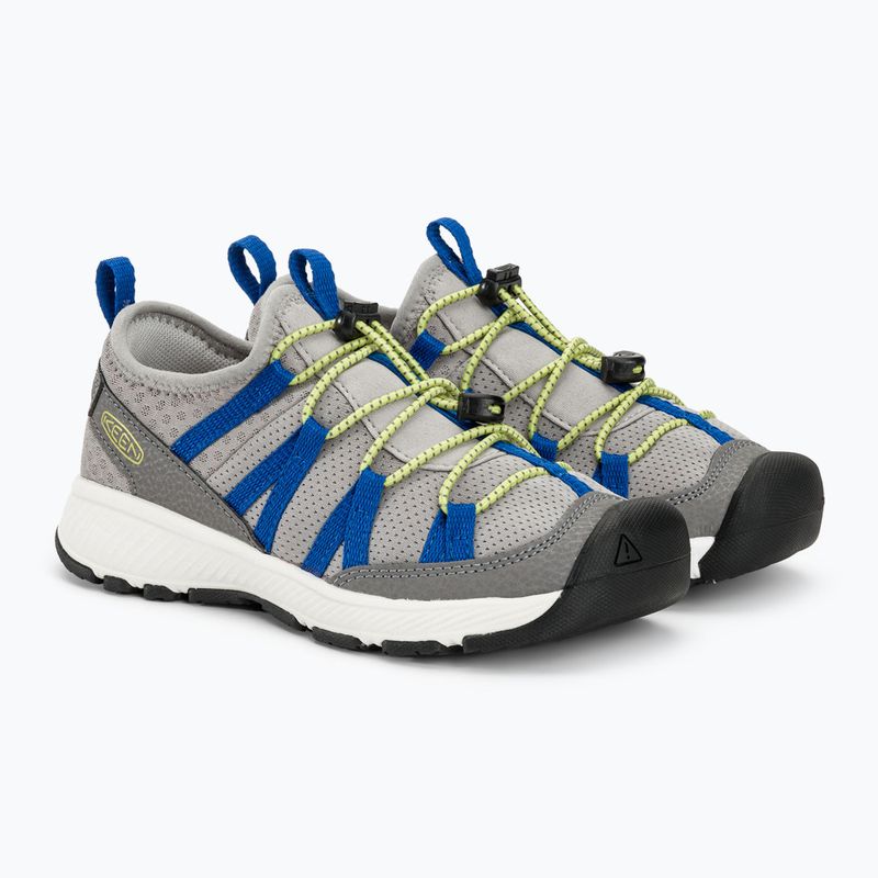 KEEN Motozoa Sneaker steel grey/evening primrose detská obuv 5