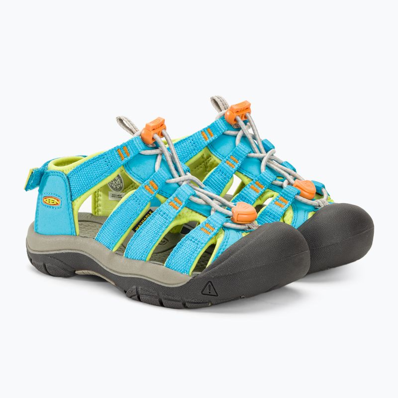 Detské sandále KEEN Newport Boundless blue atoll/daiquiri green 4