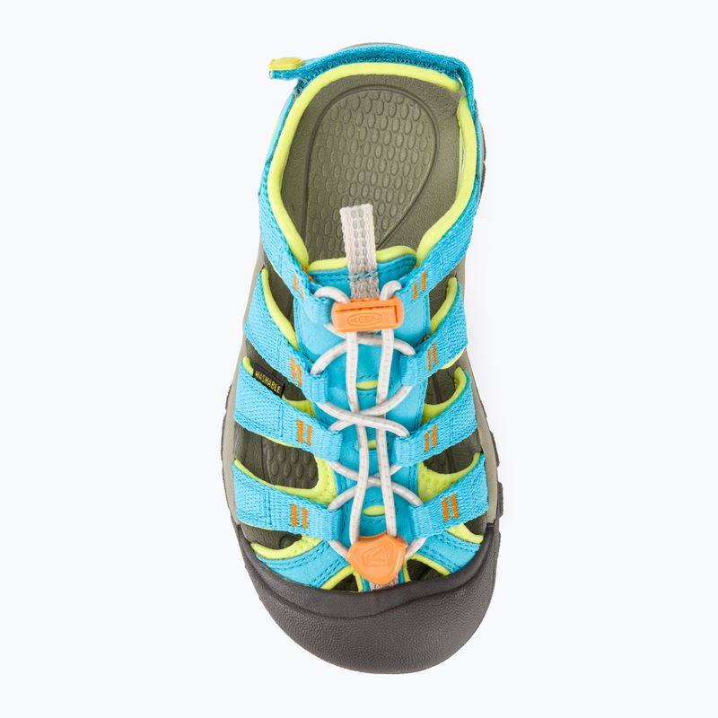 Detské sandále KEEN Newport Boundless blue atoll/daiquiri green 6