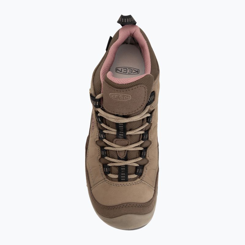Dámske trekingové topánky KEEN Targhee IV Wp brindle/nostalgia rose 5