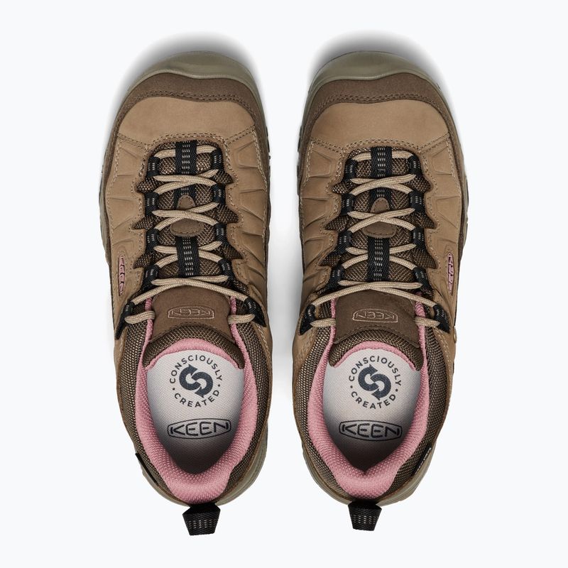 Dámske trekingové topánky KEEN Targhee IV Wp brindle/nostalgia rose 6