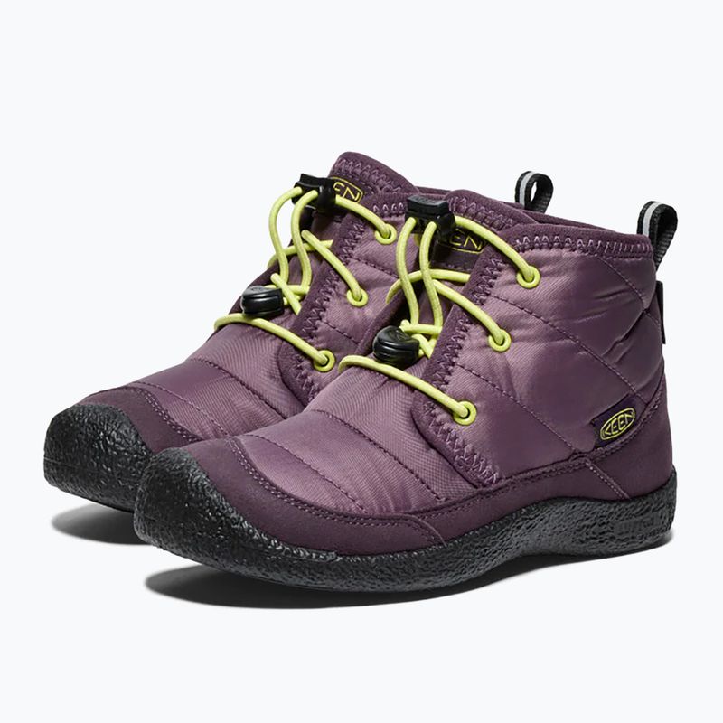 Juniorské topánky KEEN Howser II Chukka WP plum perfect/daiquiri green 9