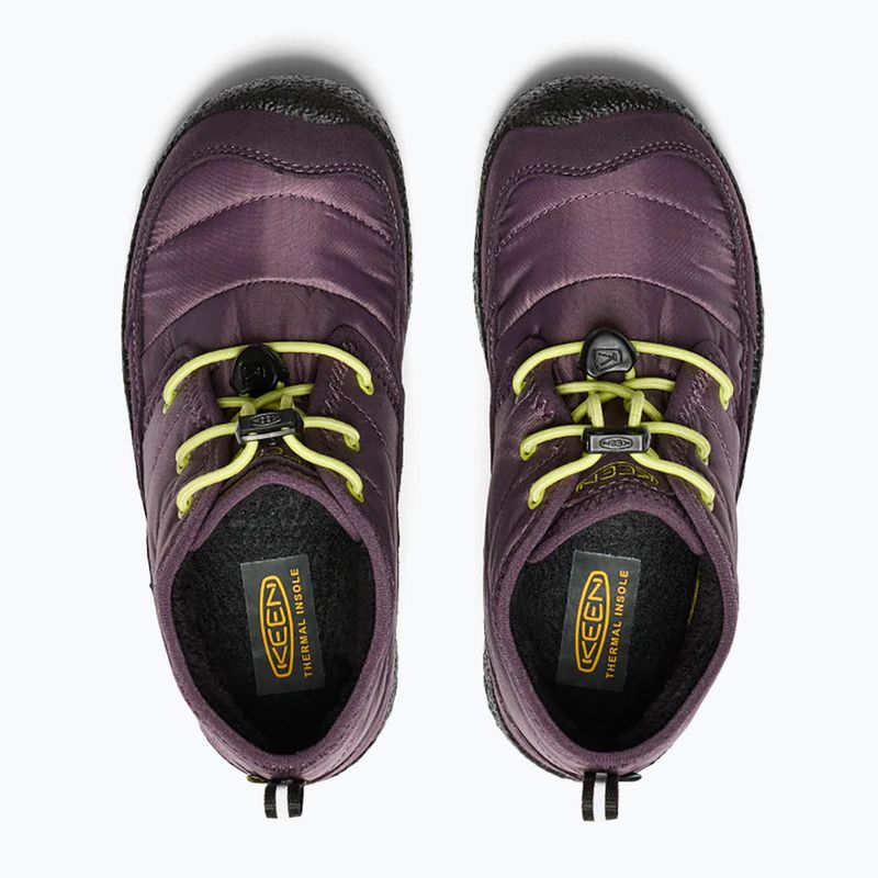 Juniorské topánky KEEN Howser II Chukka WP plum perfect/daiquiri green 10