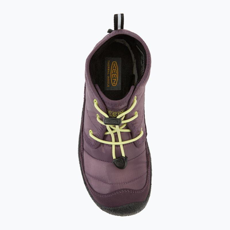 Juniorské topánky KEEN Howser II Chukka WP plum perfect/daiquiri green 5