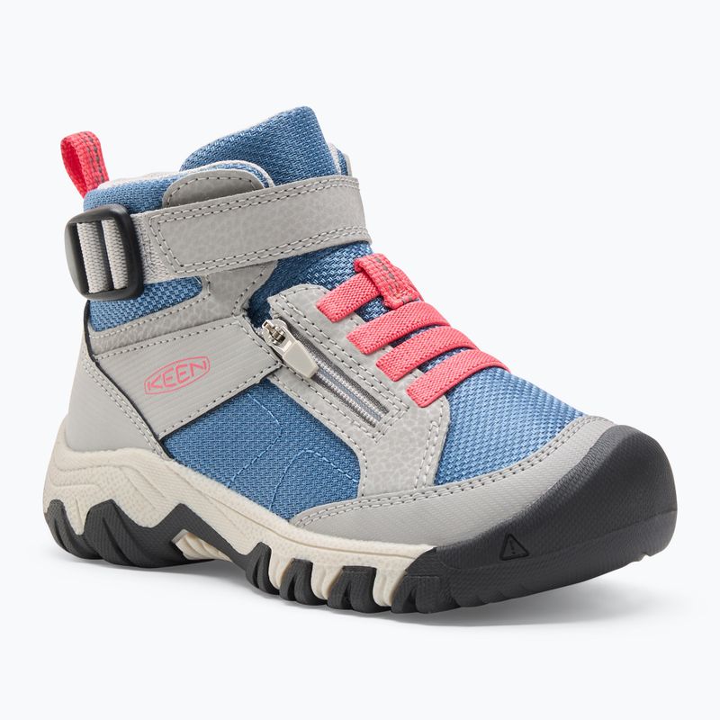 Detské trekové topánky KEEN Targhee Boundless alloy/rouge red