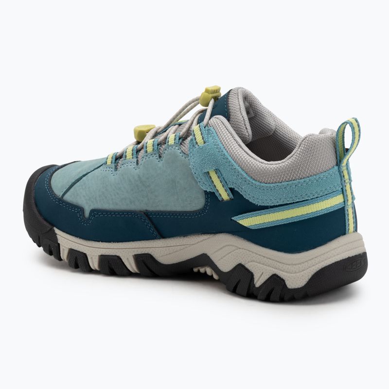 Detské trekové  topánky KEEN Targhee IV Low Waterproof reef waters/daiquiri green 3