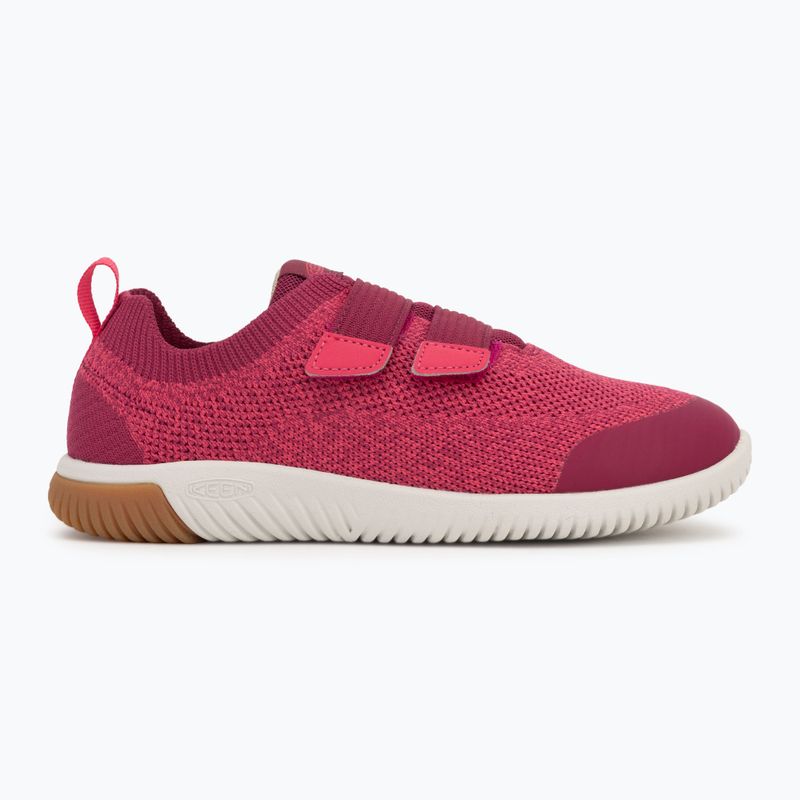 Juniorské topánky KEEN Knx Knit Ds beaujolais/ raspberry 2