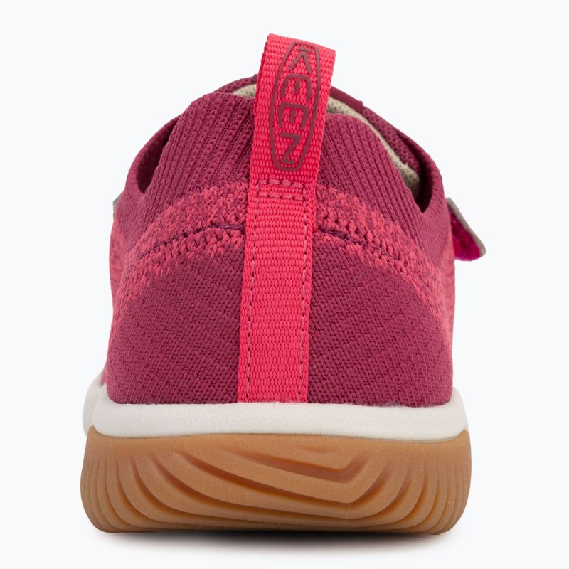 Juniorské topánky KEEN Knx Knit Ds beaujolais/ raspberry 6