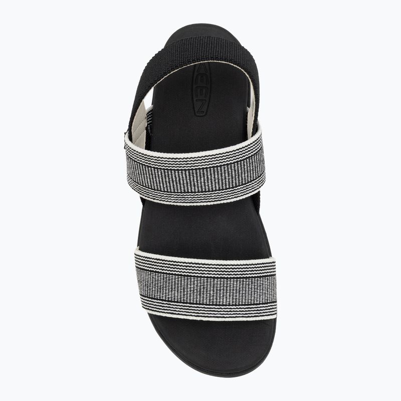 Dámske sandále KEEN Elle Backstrap black/star white 5