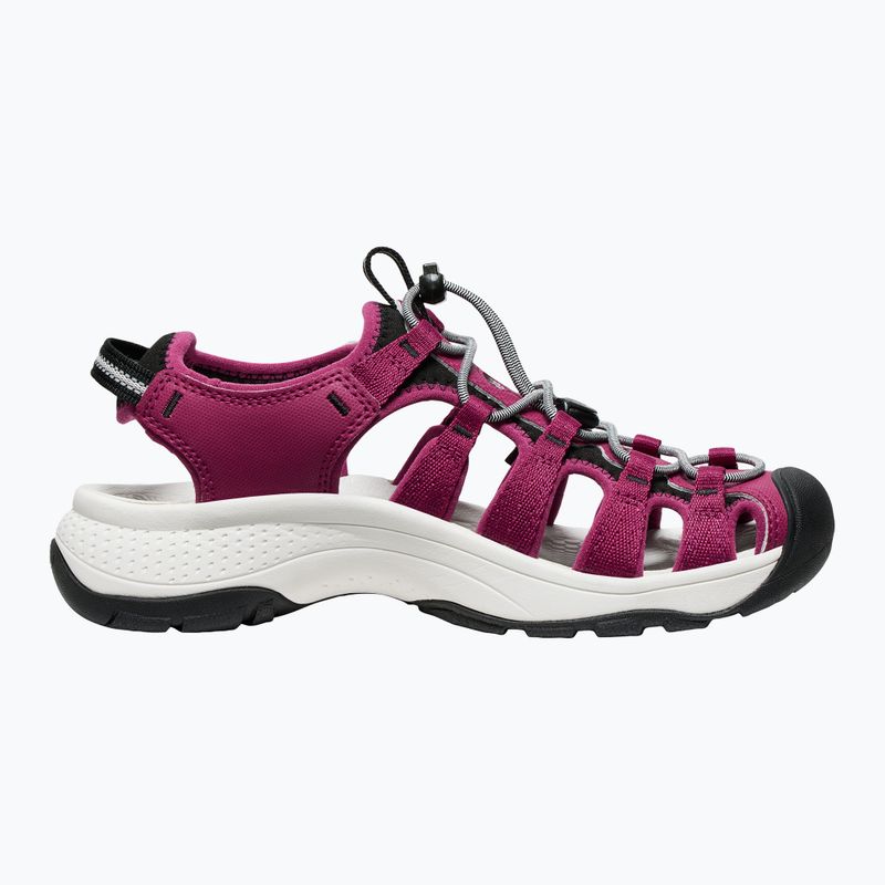 KEEN Astoria West dámske sandále beaujolais/star white 3
