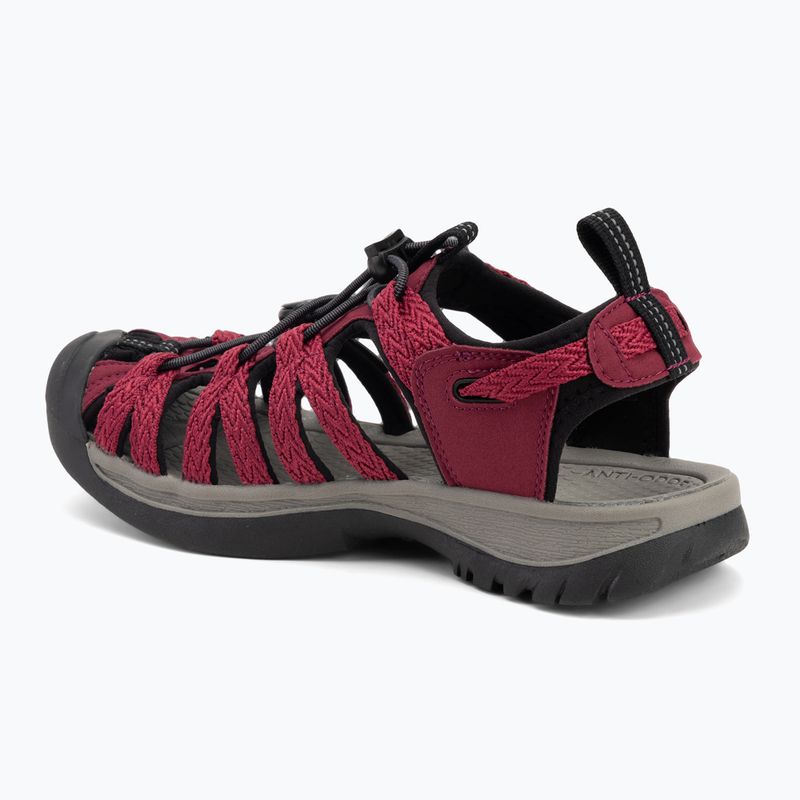 Dámske sandále KEEN Whisper beaujolais/black 3