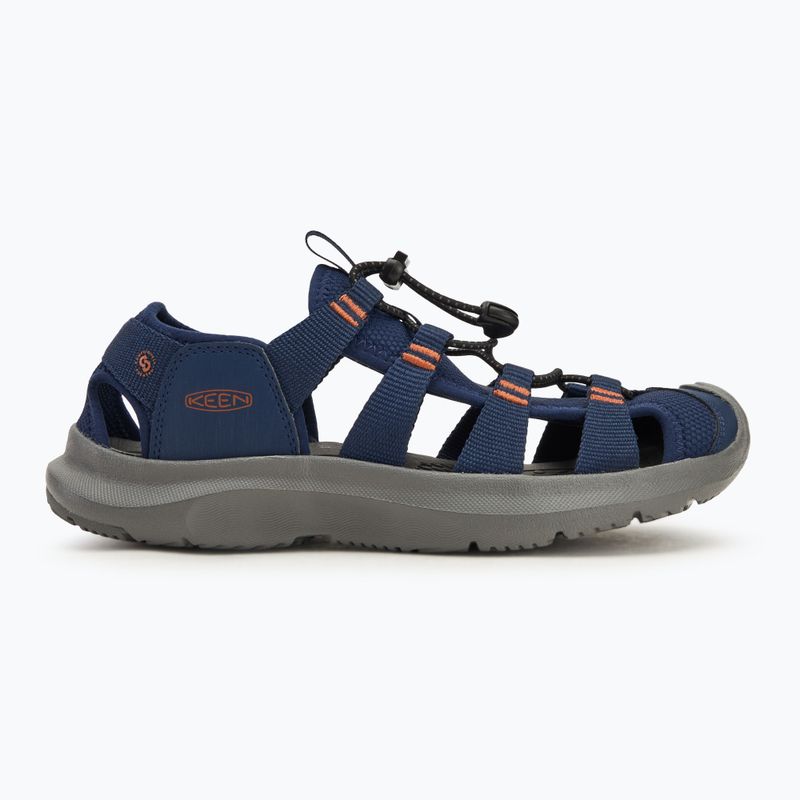 Pánske sandále KEEN Seanik H2 naval academy/ gold flame 2
