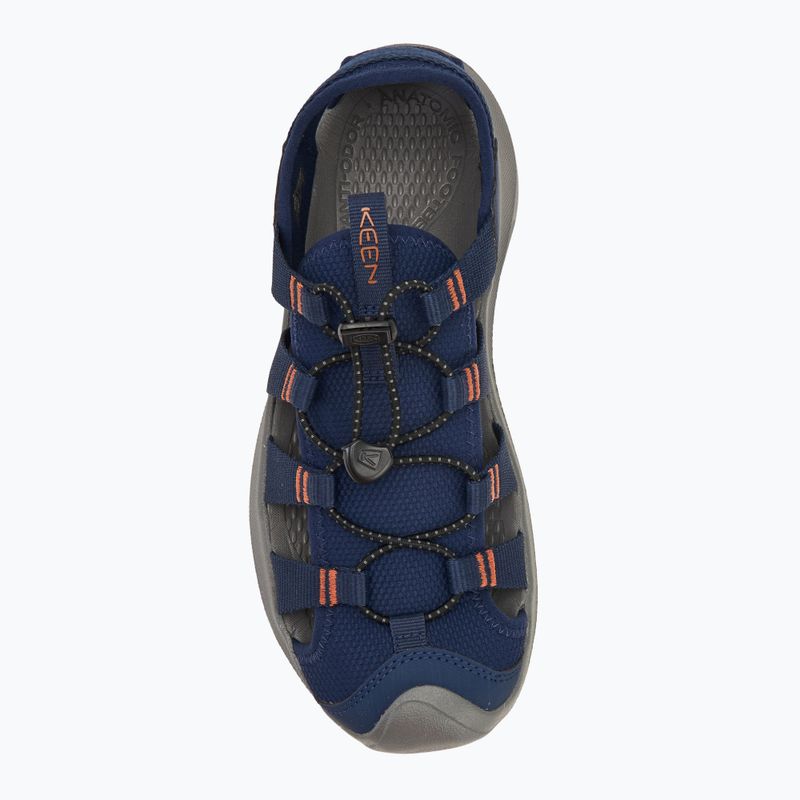 Pánske sandále KEEN Seanik H2 naval academy/ gold flame 5