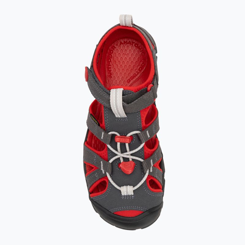 Juniorské sandále KEEN Seacamp II CNX magnet/ red carpet 5