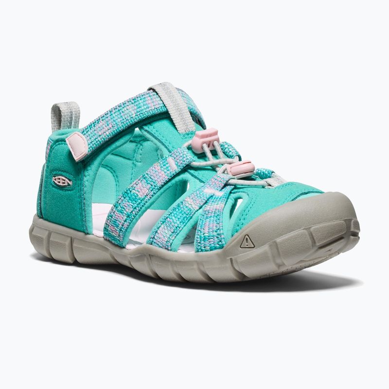 Juniorské sandále KEEN Seacamp II CNX bright aqua/giggle pink 8