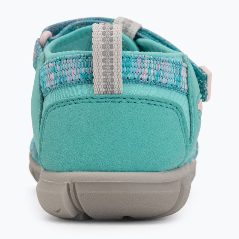 Juniorské sandále KEEN Seacamp II CNX bright aqua/giggle pink 6