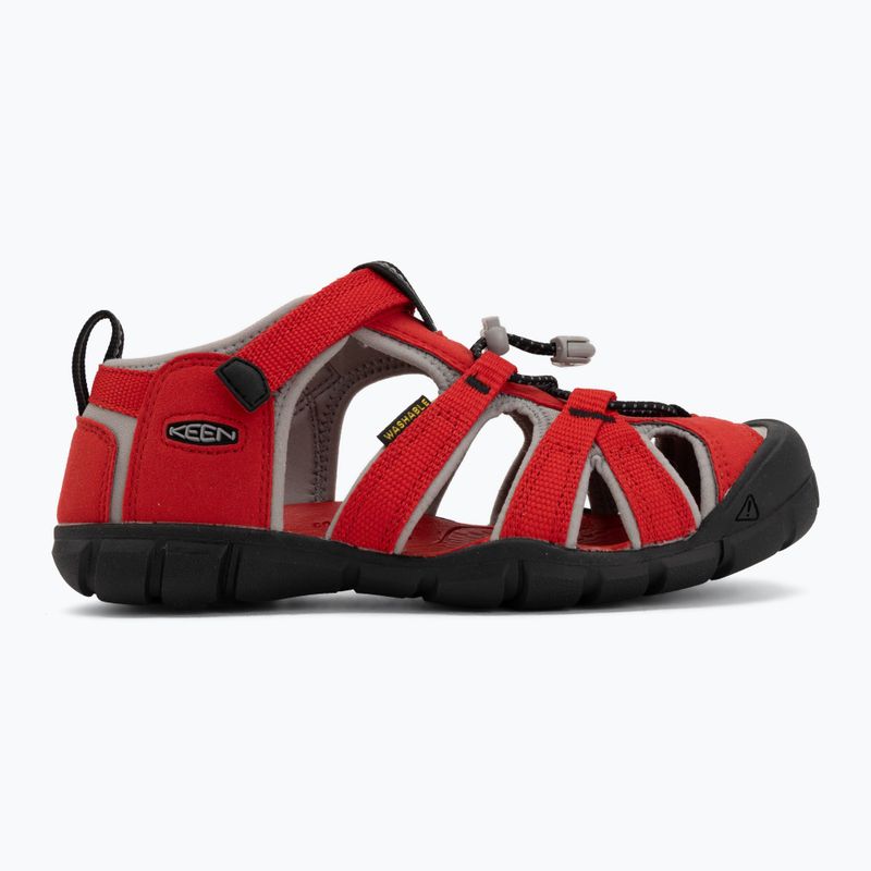 Juniorské sandále KEEN Seacamp II CNX red/alloy 2