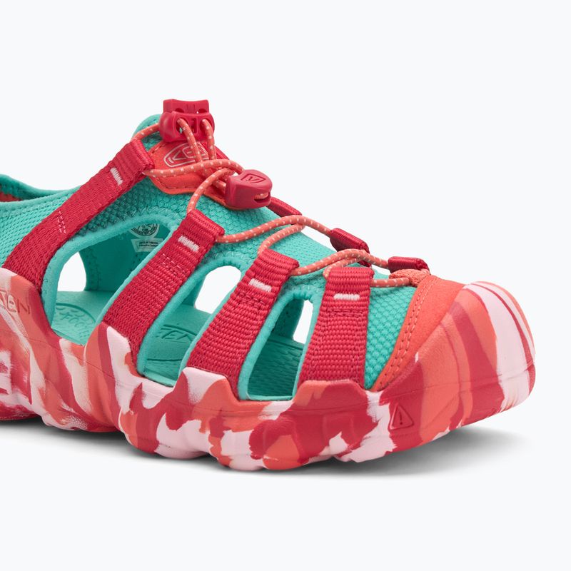 Detské sandále KEEN Hyperport H2 raspberry/pool blue 7