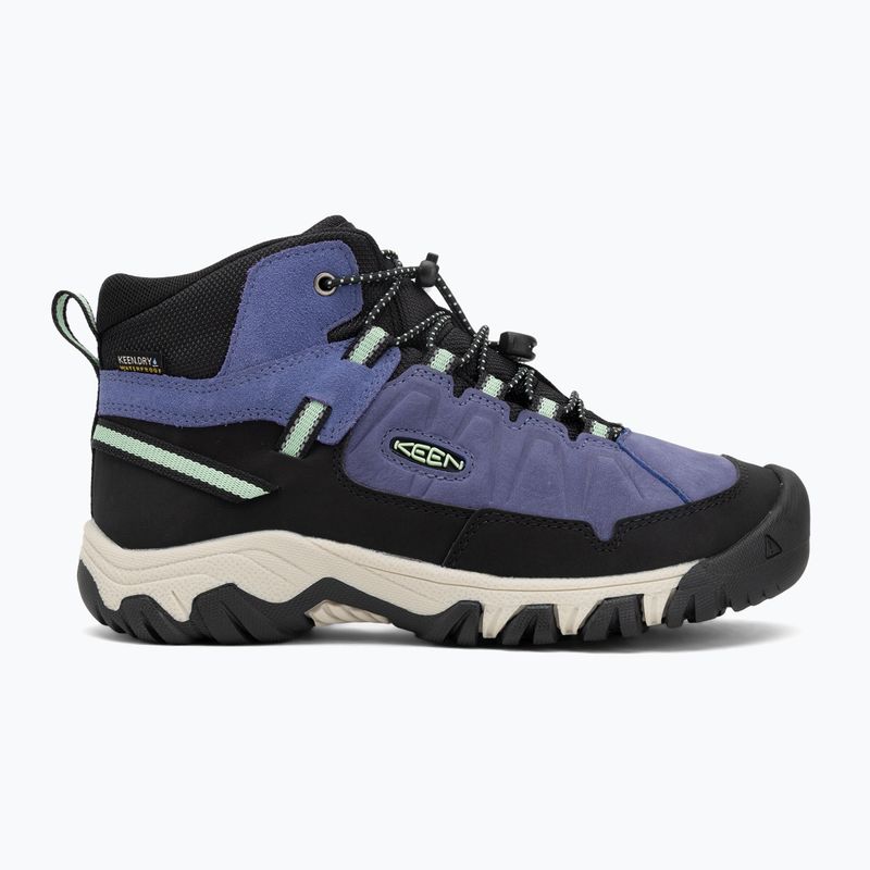 Detské turistické topánky KEEN Targhee IV Mid Waterproof skipper blue/hemlock 2
