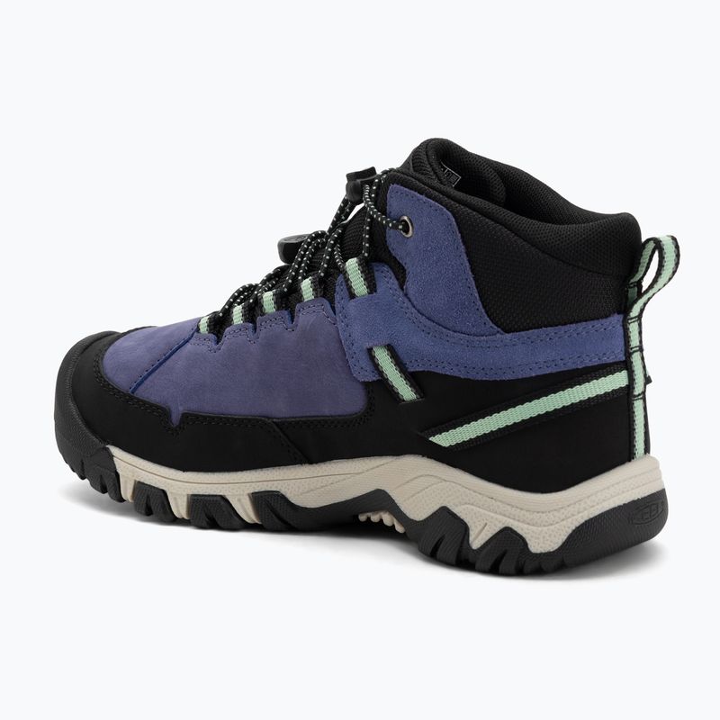 Detské turistické topánky KEEN Targhee IV Mid Waterproof skipper blue/hemlock 3