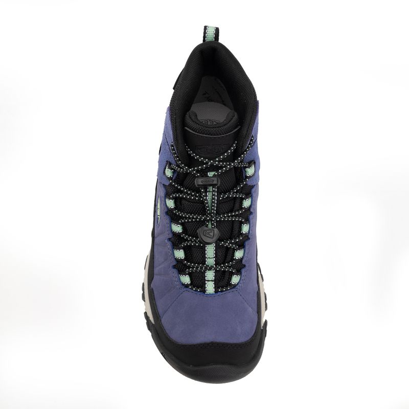 Detské turistické topánky KEEN Targhee IV Mid Waterproof skipper blue/hemlock 5