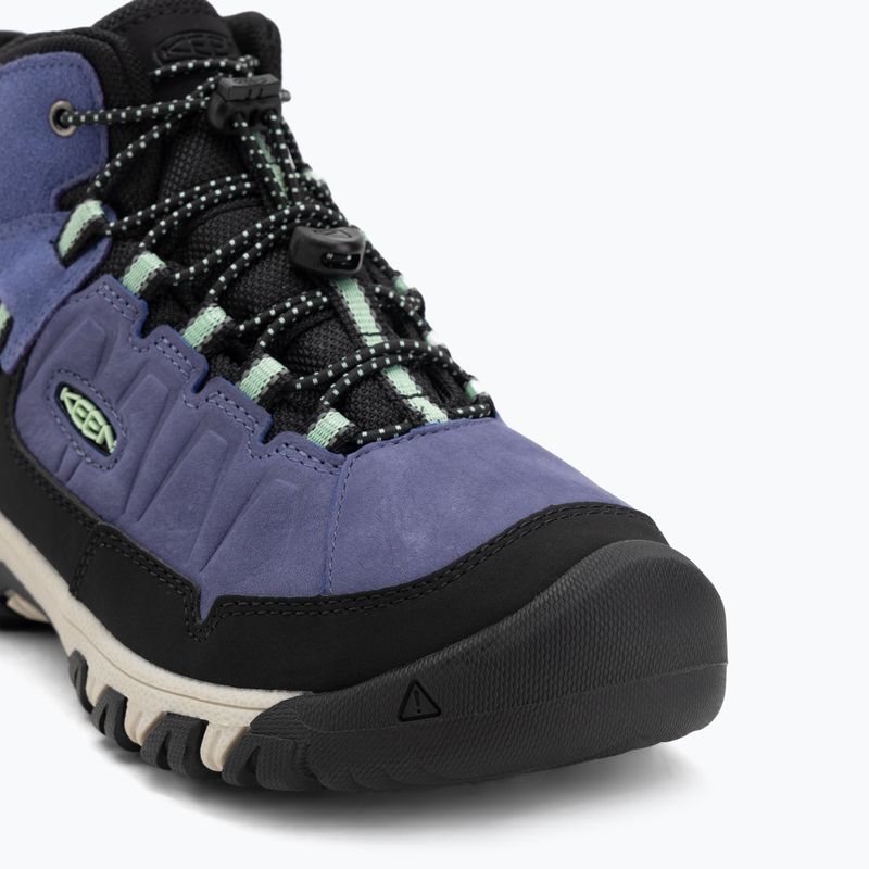 Detské turistické topánky KEEN Targhee IV Mid Waterproof skipper blue/hemlock 7