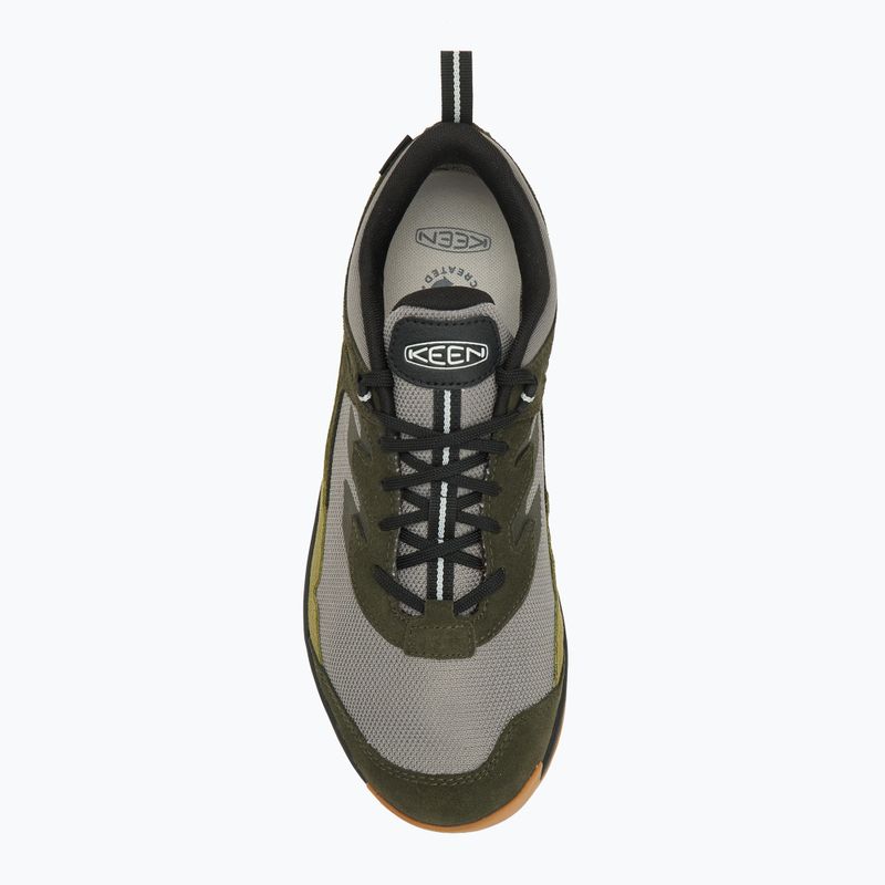 Pánske trekové topánky KEEN Hightrail Waterproof Steel grey/forest night 5