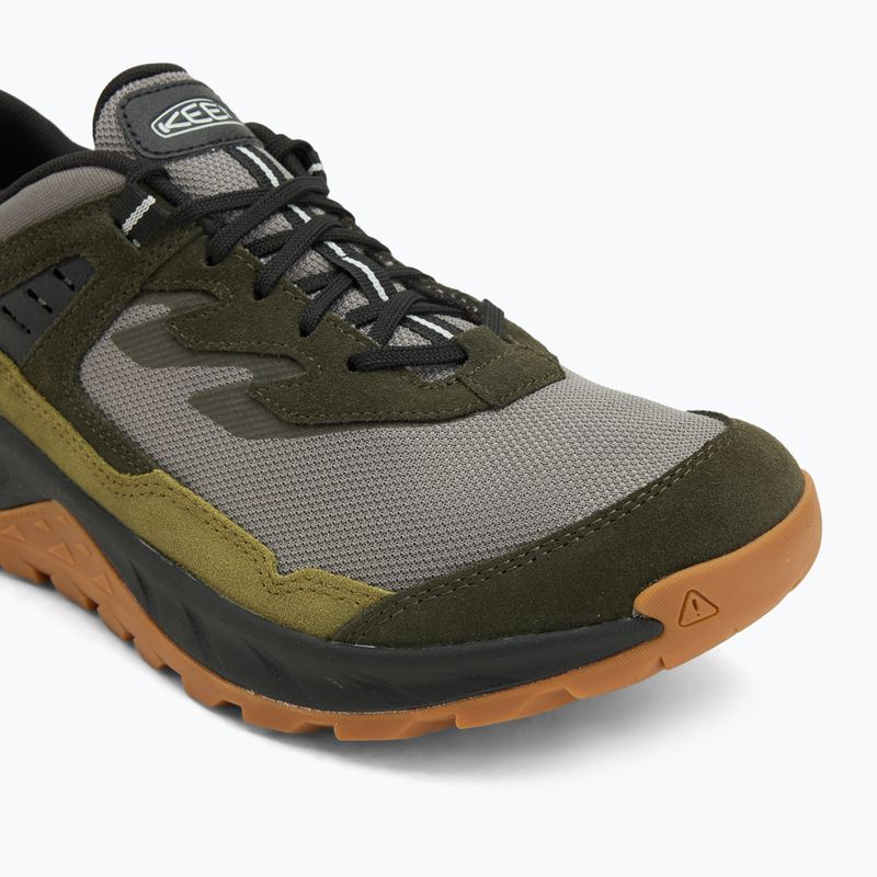 Pánske trekové topánky KEEN Hightrail Waterproof Steel grey/forest night 7