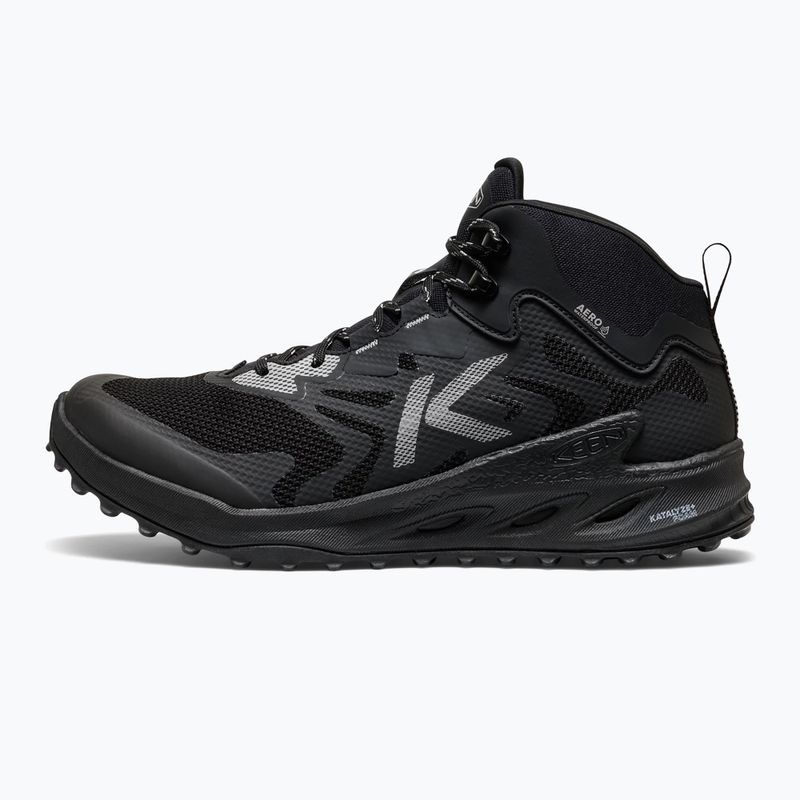Pánske turistické topánky KEEN Zionic Nxt Mid Wp triple black 2