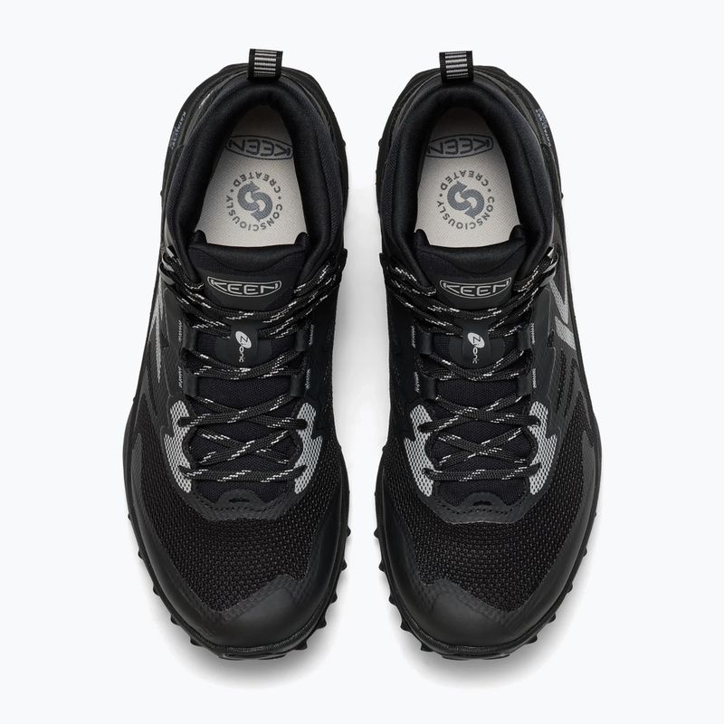 Pánske turistické topánky KEEN Zionic Nxt Mid Wp triple black 5