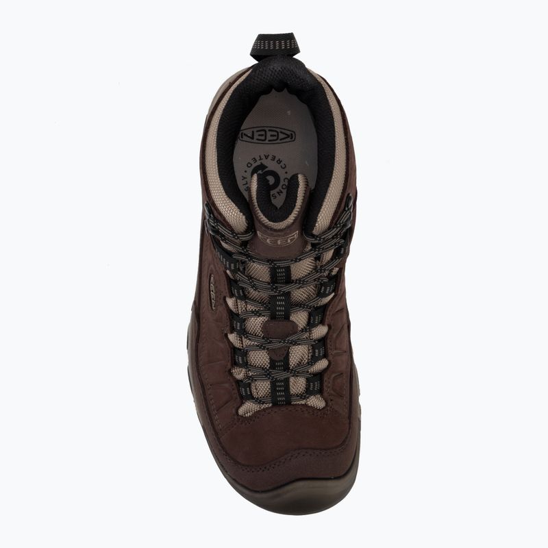 Pánske turistické topánky KEEN Targhee IV Mid Wp java/bridnle 5
