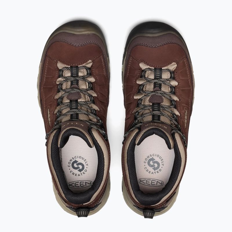Pánske turistické topánky KEEN Targhee IV Mid Wp java/bridnle 5