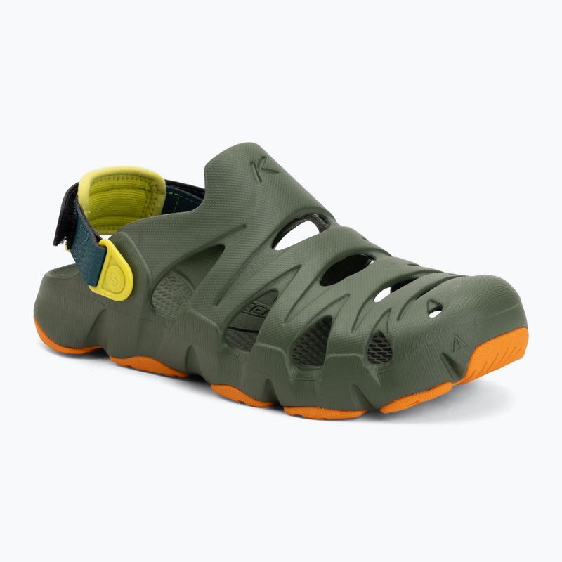 Detské sandále KEEN Hyperflt green/orange peel 2