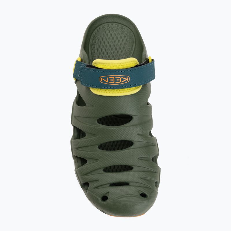 Detské sandále KEEN Hyperflt green/orange peel 6