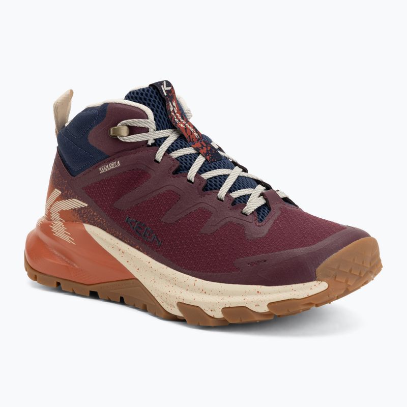 Dámske trekingové topánky KEEN Targhee Apex Mid Wp fig/burnt brick