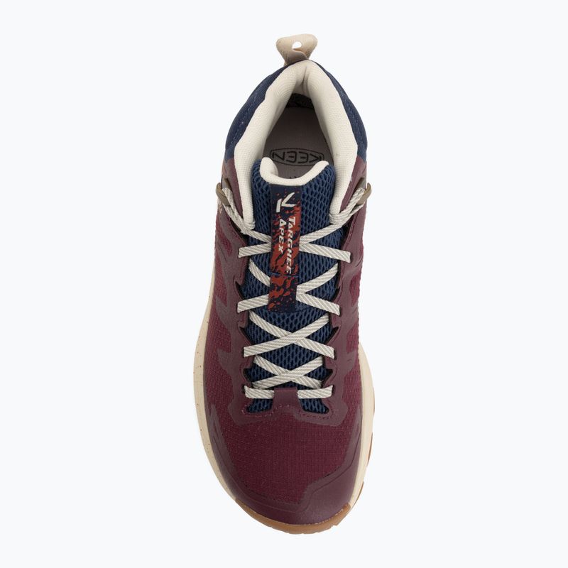 Dámske trekingové topánky KEEN Targhee Apex Mid Wp fig/burnt brick 5