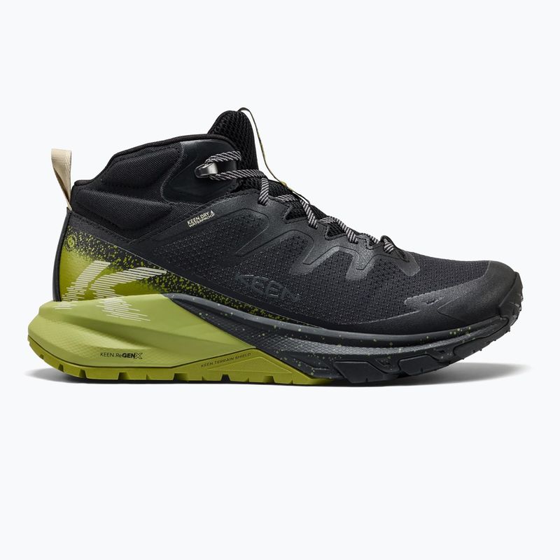 Pánske turistické topánky KEEN Targhee Apex Mid Wp black/golden cypress 2