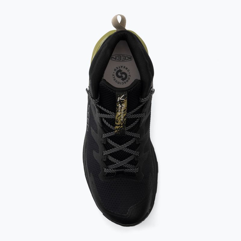 Pánske turistické topánky KEEN Targhee Apex Mid Wp black/golden cypress 5