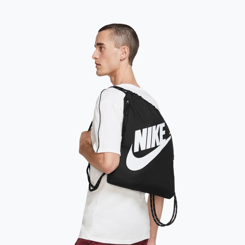 Vak na šnúrky Nike Heritage Drawstring bag black DC4245-010 13
