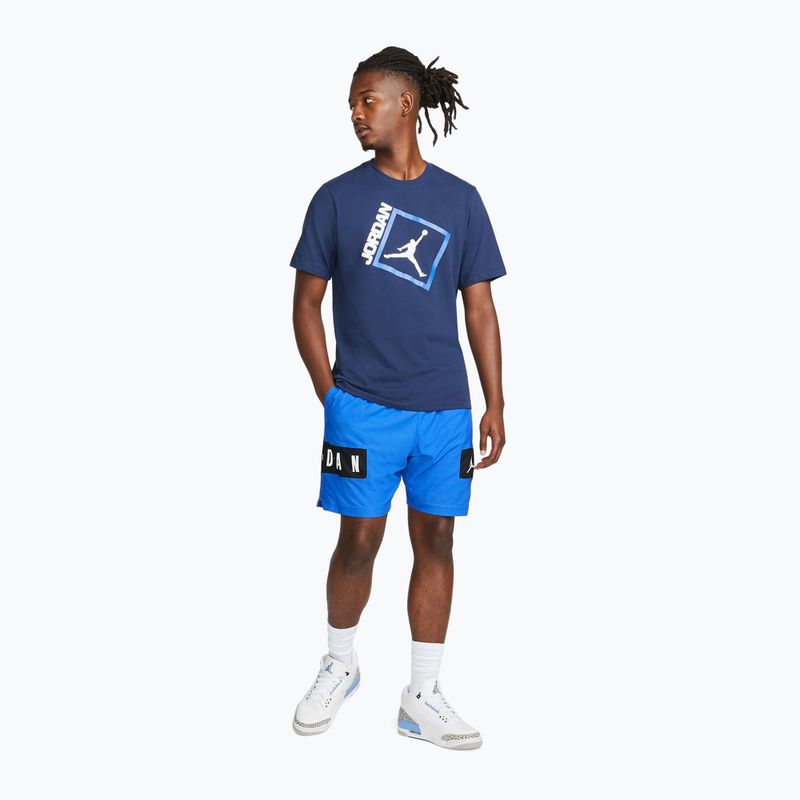 Pánske tričko  Jordan Jumpman Box midnight navy/white 2